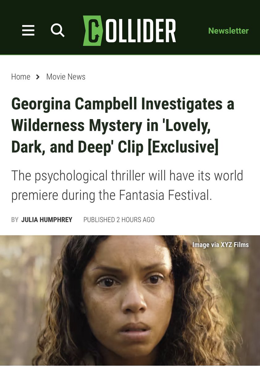 QWGmire's tweet photo. EXTRA! EXTRA! We have an exclusive bone chilling clip from Lovely, Dark, and Deep for you!!!

https://t.co/naDl2yIRJW https://t.co/hsesOk7PcW