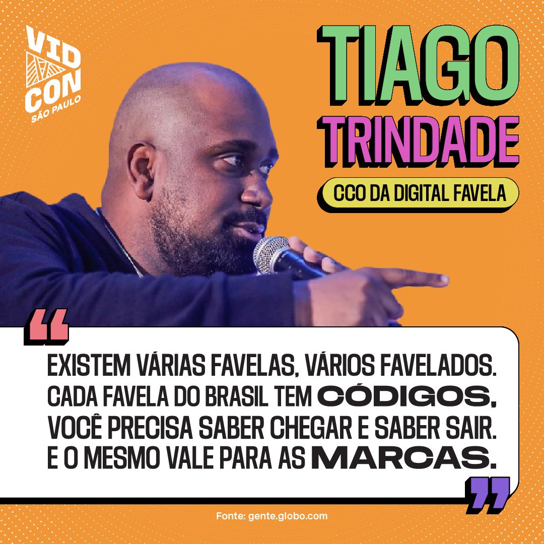 Hablou muito! Em um dos painéis da #VidConSP23, Tiago Trindade falou sobre a chegada das marcas ao público das comunidades brasileiras, quem aí viu esse papo ao vivo com a gente? Conta aqui quais insights te marcaram!

#vidconsp #vidcon #conteúdo #creatoreconomy