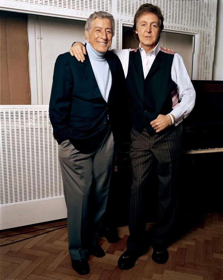 So sad to hear of the passing of the iconic singer <a href="/itstonybennett/">Tony Bennett</a>. He was 96 years old and will be forever missed. <a href="/PaulMcCartney/">Paul McCartney</a> #RIPTonyBennett