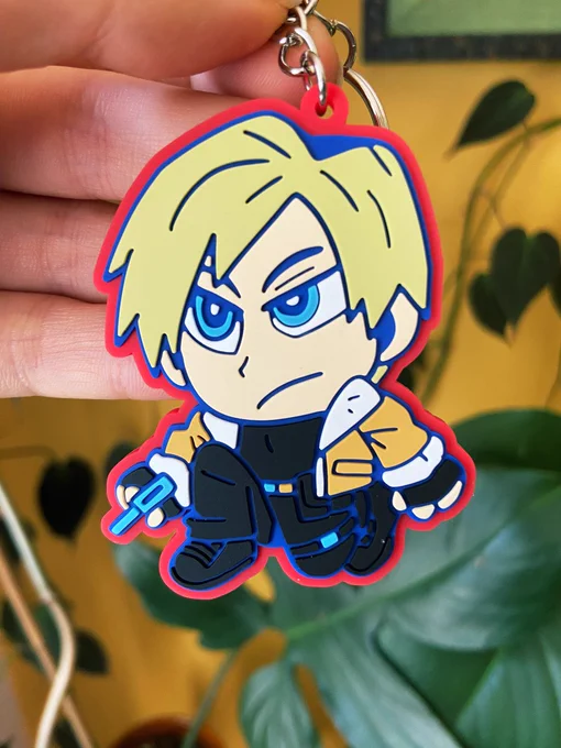leon pvc rubber charms!!! really happy with how these came out 