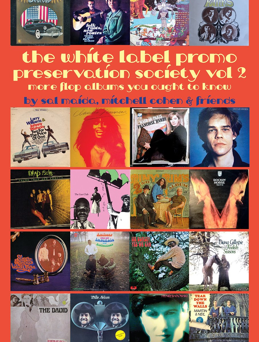 HoZacRecords's tweet photo. #HozacBooks presents our 20th release: Volume 2 of the #WhiteLabelPromo Preservation Society by #SalMaida, #MitchellCohen & friends, pre-order is open now, shipping next month!
https://t.co/s3AODd1q4z https://t.co/azk21DHpG3