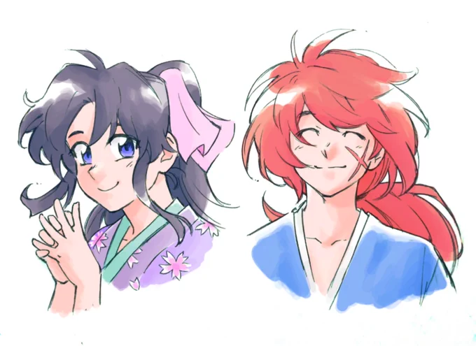 Kenshin y Kaoru 