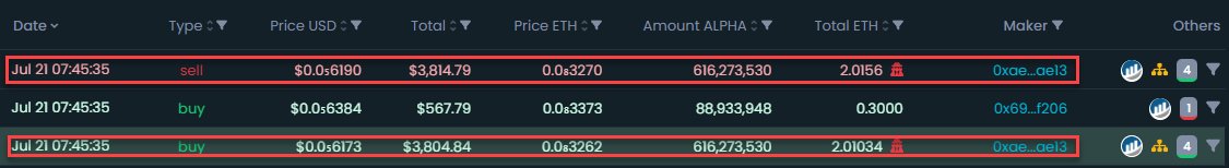 A_T_O_M_NFT's tweet image. Sooooooo. Tell me why it's awesome to have a bot @jaredmev_eth? Nice profit! Or is there alternative motives behind this play...... #AlphaToken #MevBot