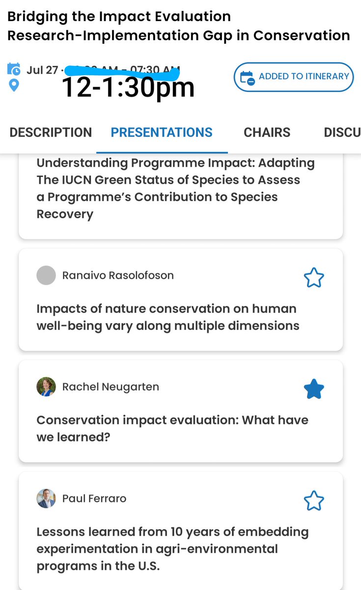 On my way to Kigali for #ICCB2023 ! Can't wait to be part of the @idoimpact symposium 'Bridging the Impact Evaluation Research-Implementation Gap in Conservation' 
Thursday, July 27 from 12-1:30