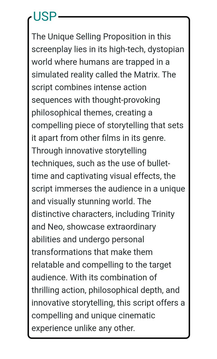 Looking to pitch your script? You need a strong USP! Let our AI tool help you identify it. #ScriptWriting #AI #screenwritingtips 🎯📝#scriptcoverage