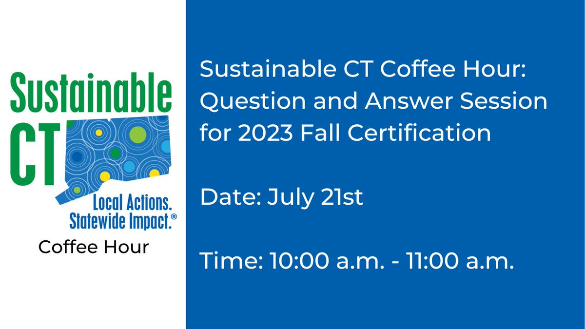Thank you for sharing your questions about our Fall 2023 Certification deadline during this morning's Coffee Hour! For a recording of today's conversation visit - youtu.be/6-SONG8coxE