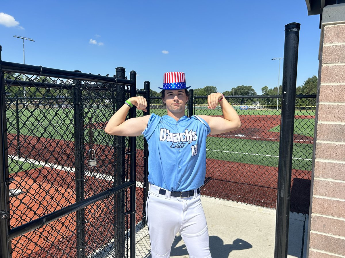 Our Stars and Stripes 🇺🇸 Pitcher Of the game <a href="/ElliotLanoue/">Elliot Cadieux Lanoue</a> 
5inn 4H 0R 13 K’s 1BB

Our Downriver Mortgage 1 Hard Hat player of the Game presented by <a href="/JoeMigs4005/">Joe Migliaccio</a> is
<a href="/JaxonStapf/">Jaxon Stapf</a> 
Came up clutch with bases clearing 2B
In 5-2 win over US Prime 
<a href="/PG_Georgia/">Perfect Game Georgia</a> WWBA