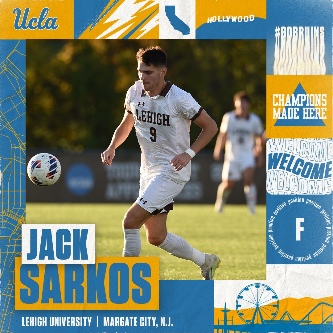 Lehigh forward Jack Sarkos is headed to UCLA as a grad transfer! 

Jack was Lehigh's leading scorer in each of the last two seasons, resulting in back-to-back First Team All-Patriot League honors. 

Welcome to Westwood! 

#GoBruins