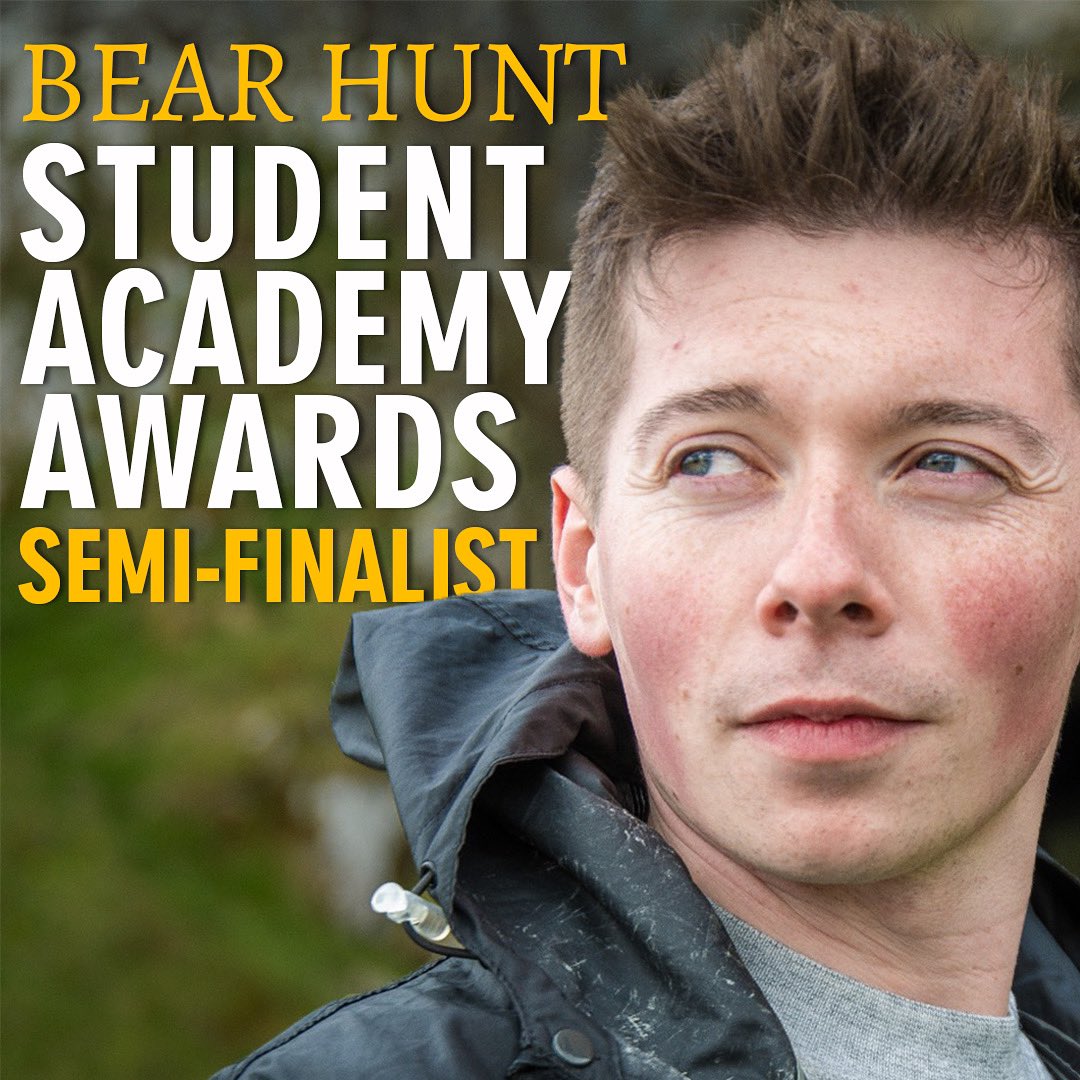 TweetBreams's tweet photo. Ahem. I’m a Student Academy Award Semi Finalist. Well, a film I made is, but I’m in a lot of it 🤷🐻 #BearHunt @TheAcademy 

Thanks so much for @WildscreenFest for their wonderful support 💚 https://t.co/jrCodhn7e9