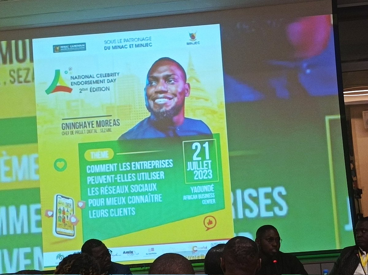BouNghom's tweet photo. @moreas_garvey fondateur de @NCED2022, chef de projet Digital - Sezane et Dircom @NHPC_Officiel prend le relai sur la thématique "Comment les entreprises peuvent-elles utiliser les réseaux sociaux pour mieux connaître leurs clients"
#2C2D2023
#InfluenceMboa https://t.co/yYngcZVjXR