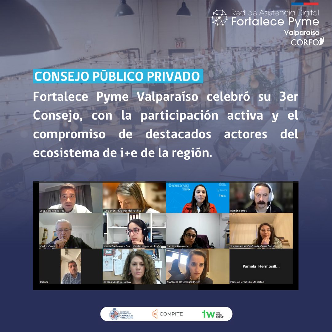 Celebramos un exitoso Consejo Público-Privado con la participación de los principales directivos de asociaciones y gremios que representan a las pymes de nuestra región, para fortalecer el ecosistema empresarial y encontrar soluciones que impulsen el crecimiento tecnológico 🚀💡