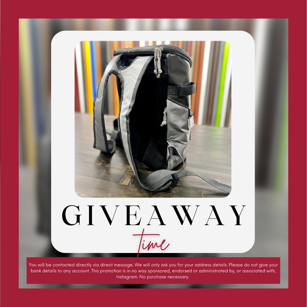 GIVEAWAY for one of our FSC backpack coolers!
TO ENTER:
~Like this post
~Follow our account
~Extra entry=retweet
hint hint - you can enter on Facebook, Instagram &amp; Twitter
Opens NOW &amp; the winner will be chosen at random &amp; announced on 7/28/23