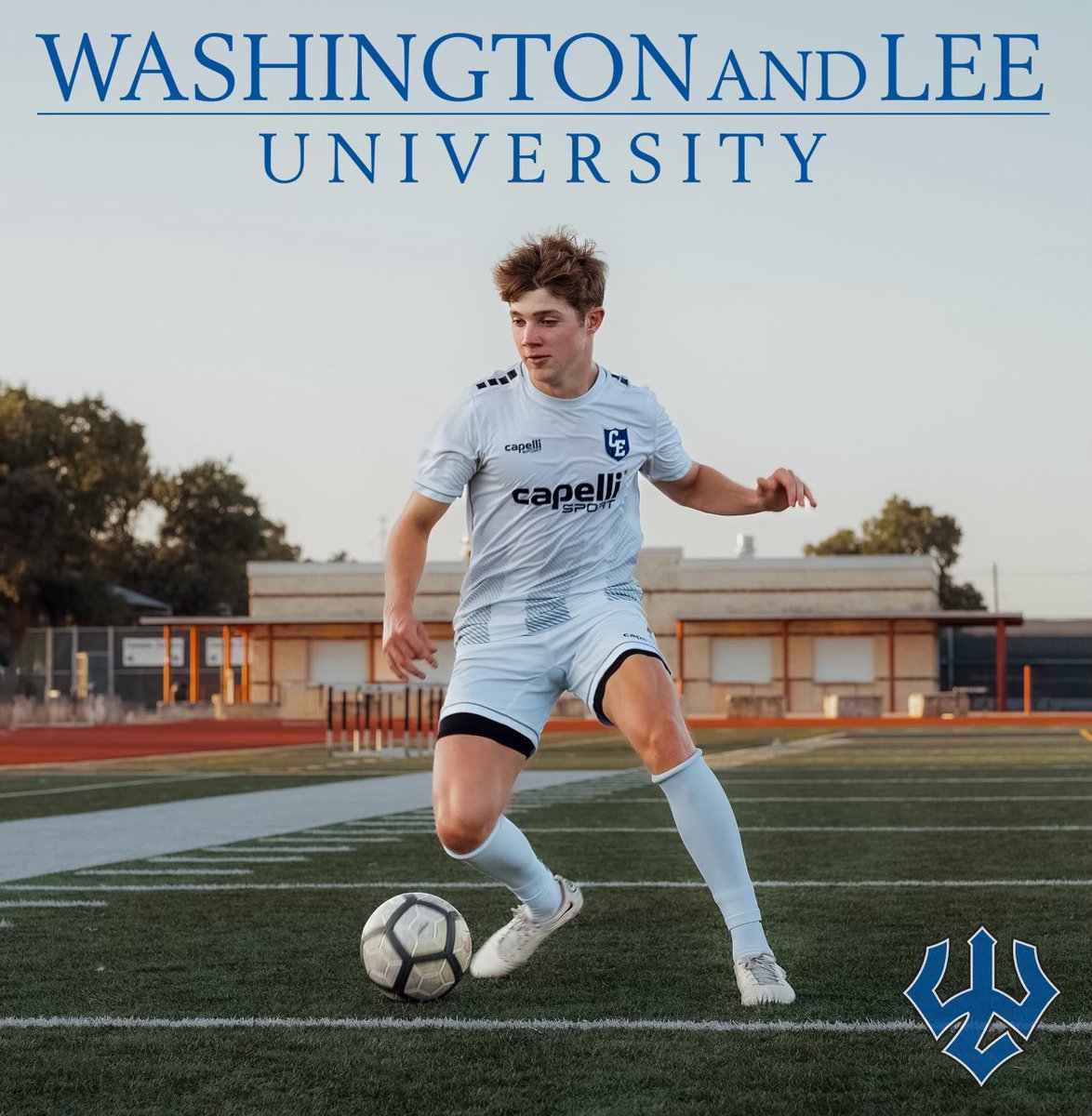 Beyond excited to announce my verbal commitment to continue my academic and athletic career at Washington &amp; Lee University! Big thank you to my family, teachers, and coaches who have supported and encouraged me along the way.  <a href="/WLUmenssoccer/">W&L Mens Soccer</a> <a href="/sacitysc/">San Antonio City Soccer Club</a> <a href="/BoerneISD/">Boerne ISD</a> <a href="/AdrianoAllain1/">Adriano Allain</a>