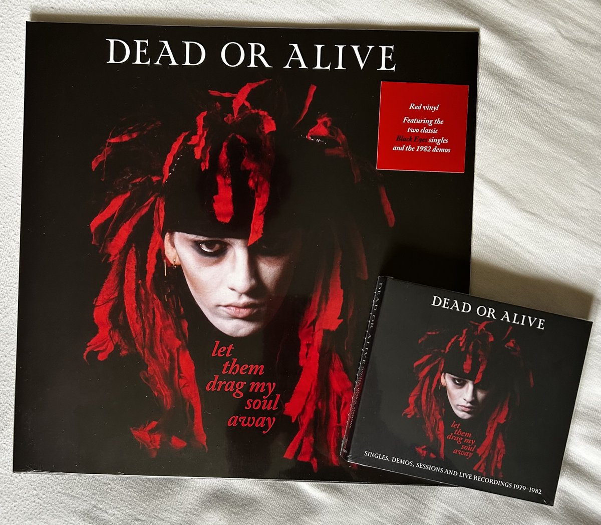 #NewMusicFriday 
#DeadOrAlive 
#LetTheDragMySoulAway 
#CD 
#Red #Vinyl 

#PeteBurns #MartinHealy #WayneHussey #SteveCoy #MikePercy #TimLever