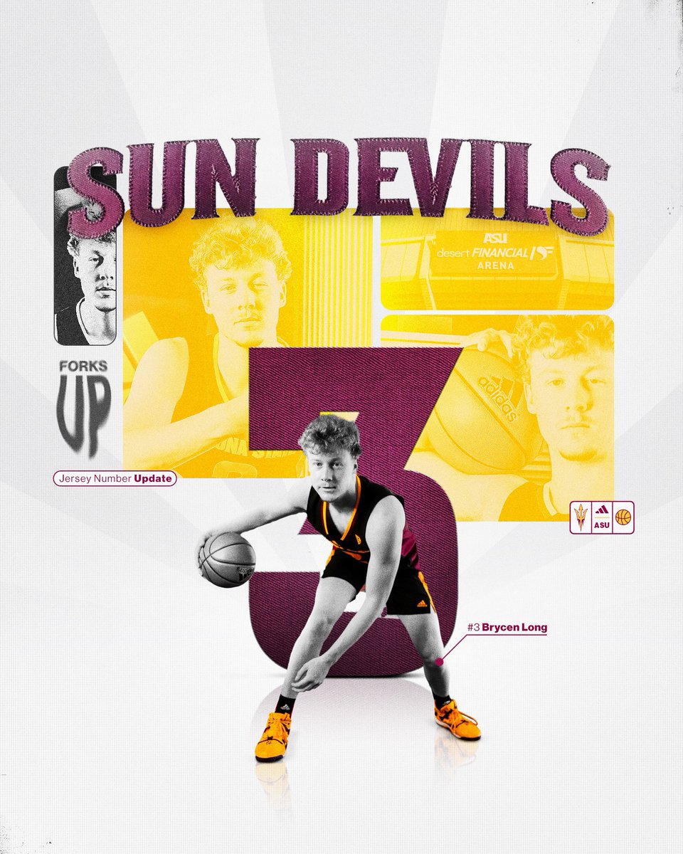 SunDevilHoops's tweet photo. LONG-Range Shooter 🎯

@SunDevilHoops officially adds transfer guard Brycen Long 😈

He’ll be wearing #3 for Arizona State 🔱

@Brycen_Long /// @TheSunDevils https://t.co/Y43qwUFzMR