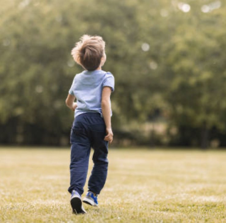 My walkie went off with a frantic voice saying, “Code R, we have a runner.” I ran from my office and my assistant was pointing to the door. I broke one of the first rules of school, no running in the hall. For a big dude, I was moving very rapidly. I went out the door and saw a