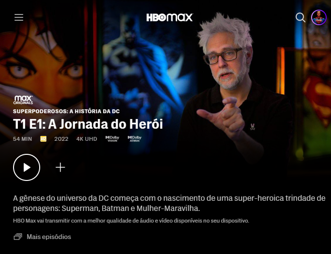 naliato's tweet photo. Estreou hj na HBO Max um documentário sobre a DC Comics chamado SUPERPODEROSOS: A HISTÓRIA DA DC. São três episódios.

O primeiro já mostra o chefão da DC Studios, James Gunn, em destaque. https://t.co/heHusbNRv0