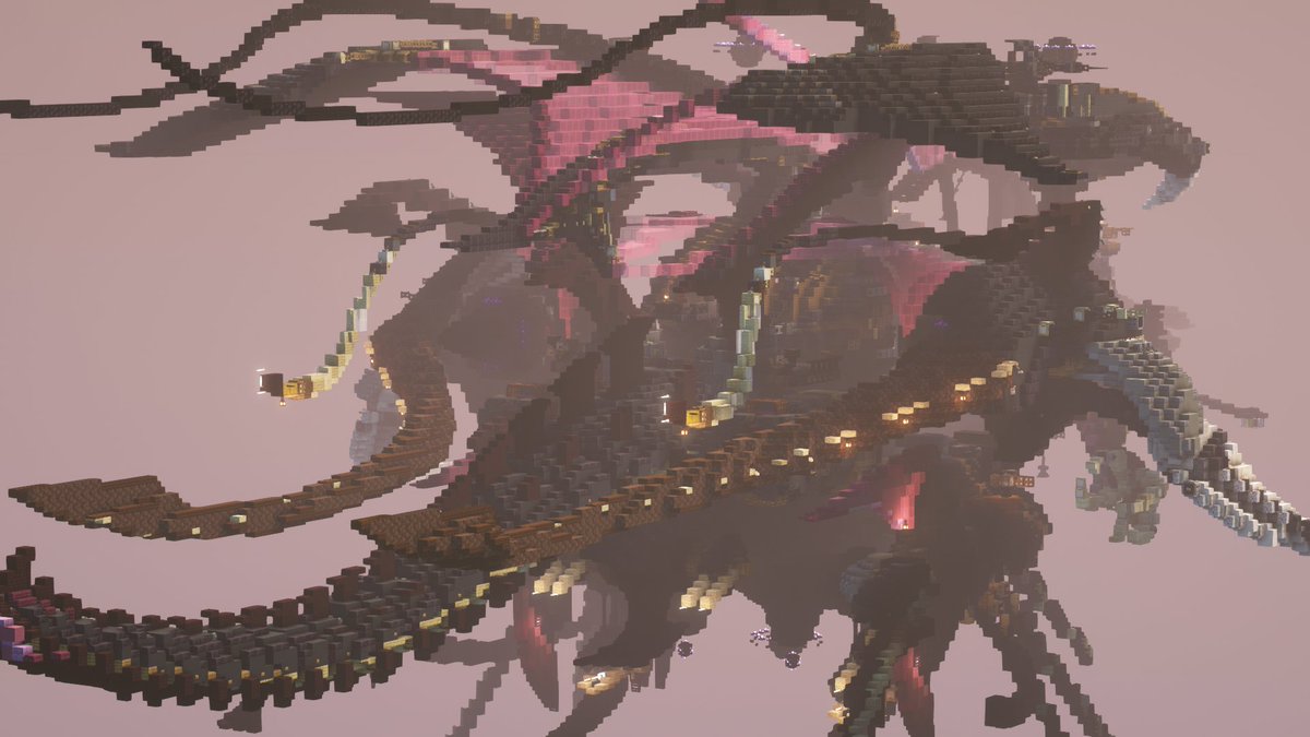 我想我终于完成这台[王狩]了，它还有更多东西需要展示
#minecraft
#Minecraftbuilds 
#minecraft建築コミュ