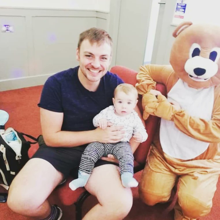 Teddy bear theme group tomorrow sat 23rd July 1030-1200 £2 just turn up.
#dadsgroup #dads