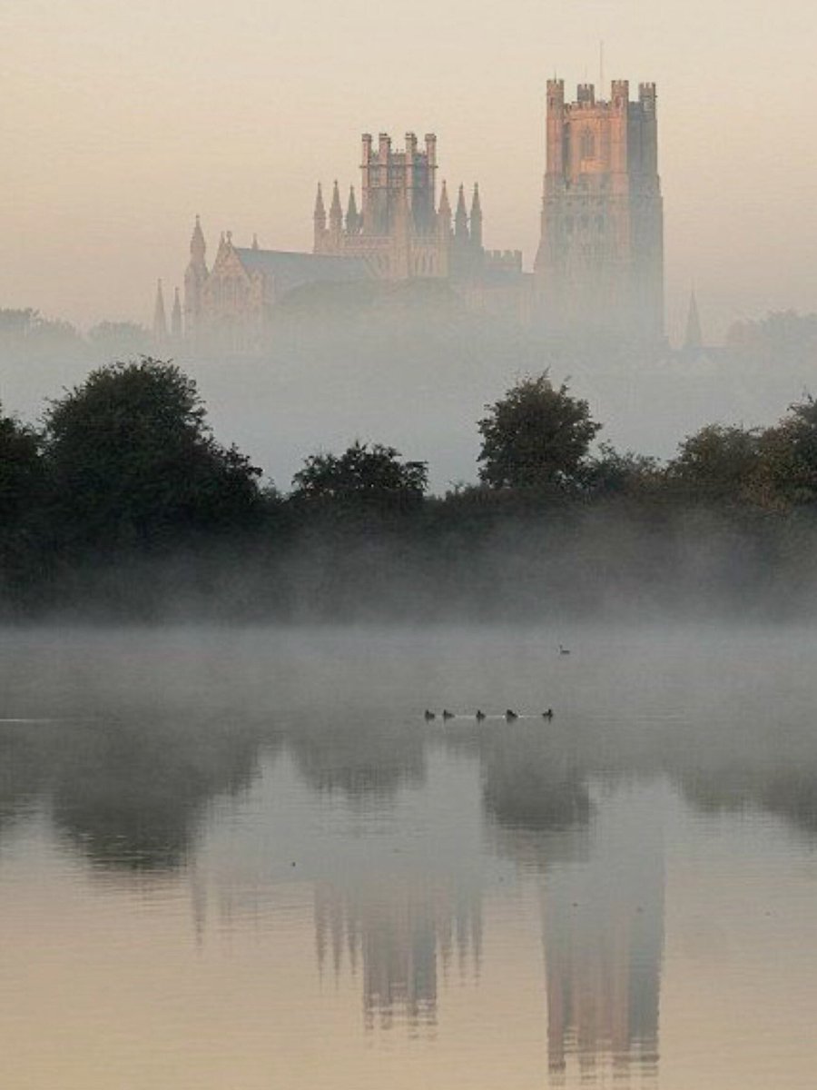 Ely in the mist. Do you love to wander in the mist as much as I?  Probably not.
