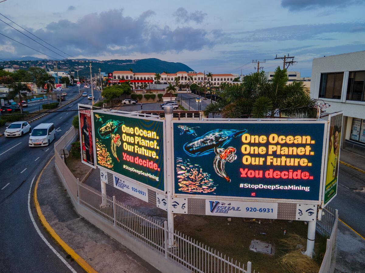 Meanwhile in #Kingston #Jamaica #stopdeepseamining #DefendTheDeep #ISA #OneOcean #OnePlanet #OurFuture