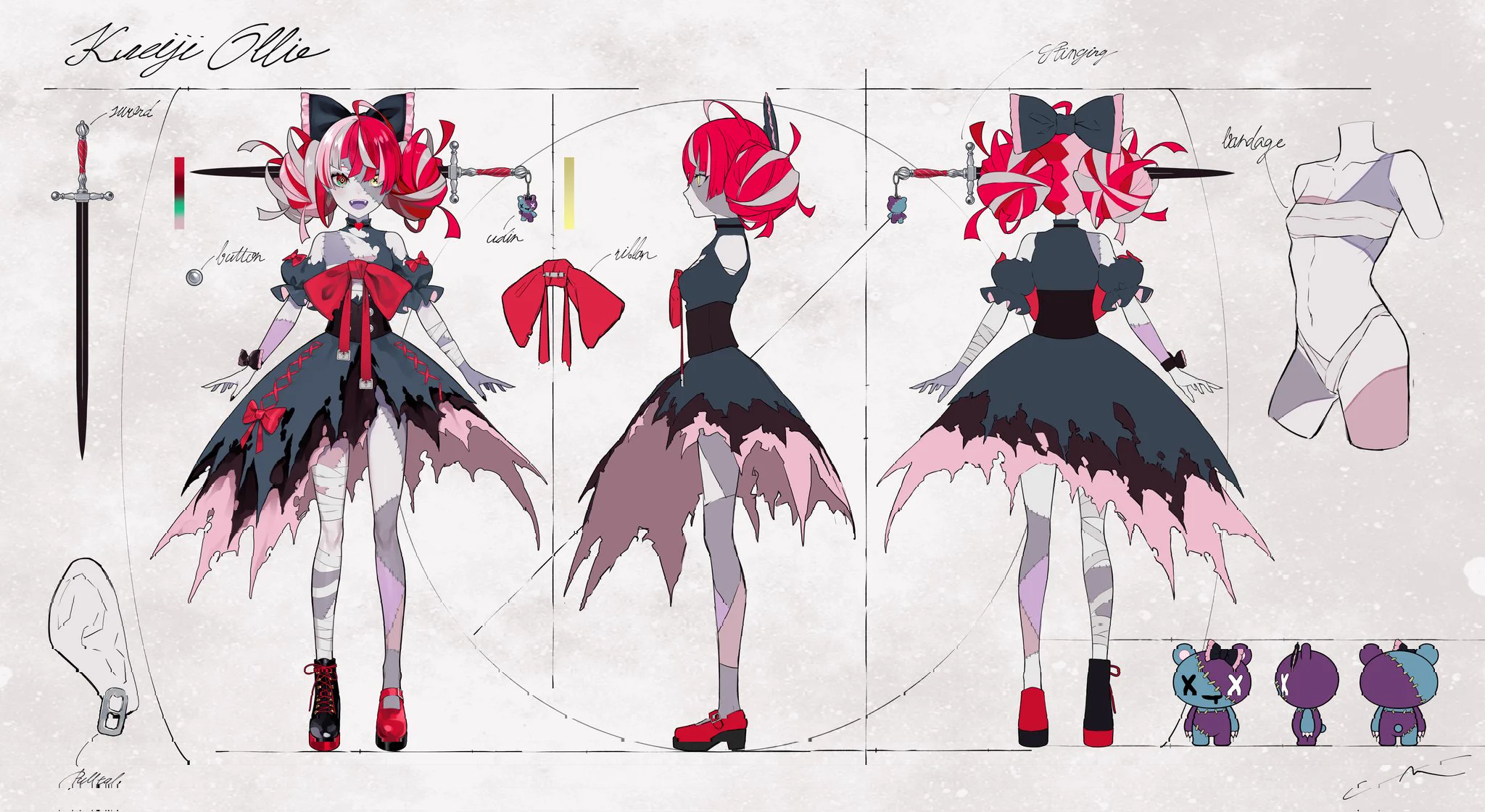olivedayolイラストオーダー Kureiji Ollie ( オリー) 🧟‍♀️ @ホロライブ on X: 