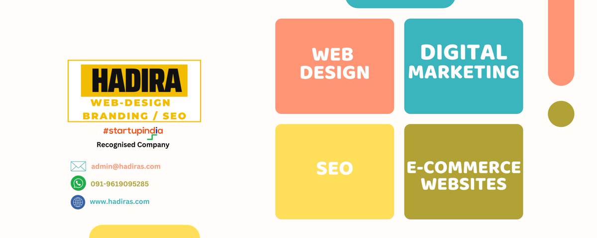 HadiraDigital's tweet image. 📢📢Boost your online presence with stunning web design and digital marketing strategies! 
🔊🔊Are you ready to take your business to the next level? Our expert web design and digital marketing services are here to help you reach your goals
Visit us at hadiras.com