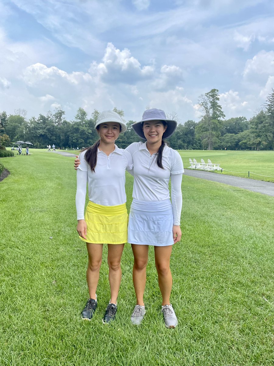 What an amazing #FamilyGolfMonth Moment for Madeleine &amp; Jacqueline Zang as they took home our 2023 Women’s Club Champion &amp;
Runner-Up titles! ⛳️🏆🏆💕
(3rd straight year we might add!✨) 

We are always here for all of the sisterly love! #familygolfisthebestgolf #SpringdaleFamily