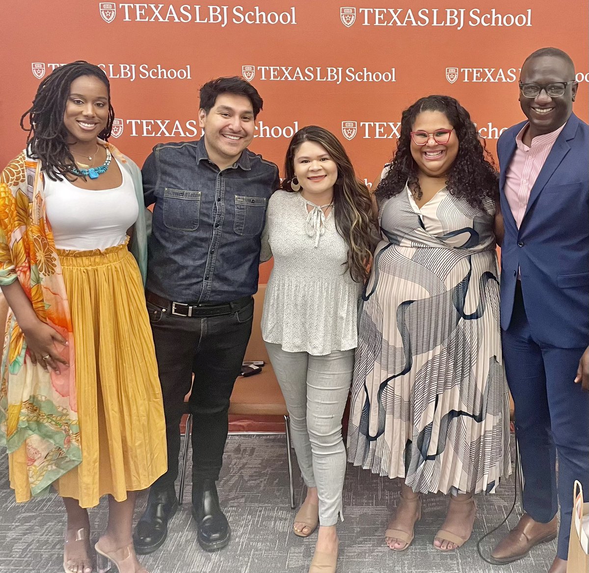 Welcomed 40 undergraduates considering careers in public policy &amp; leadership who heard from Brencia Berry from DNC, Estevan Delgado from LBJ, Angie Razo from Mi Familia Vota, Genny Castillo from SEAP, Jamarr Brown from Color of Change PAC. <a href="/TheLBJSchool/">The LBJ School</a> <a href="/LBJSchoolAlumni/">LBJ School Alumni</a>