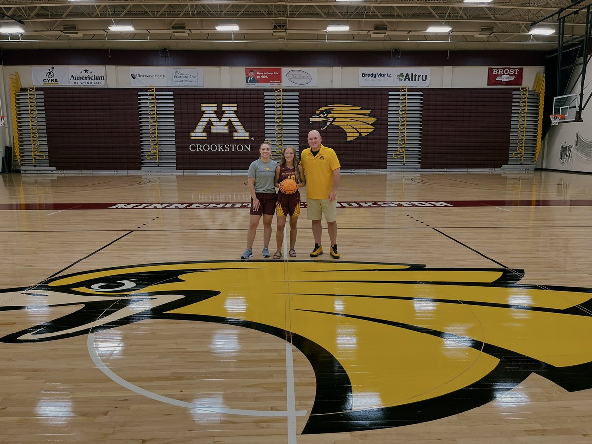 Looking forward to being a Golden Eagle!🦅  #wingsup <a href="/UMNCrookstonWBB/">Minnesota Crookston WBB</a> <a href="/natbasket2302/">Natalie Moynihan (Bastian)</a> <a href="/coach_bfriskop/">Bryant Friskop</a> 

“Trust in the Lord with all your heart and lean not on your own understanding; in all your ways acknowledge Him, and He shall direct your paths.”  Proverbs 3:5-6