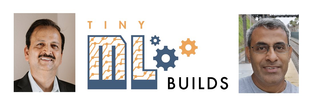 Register now for the next #tinyMLBuilds Wednesday, July 26, 2023, at 8 AM Pacific us02web.zoom.us/webinar/regist… with Mahesh Chowdhary, Fellow and Senior Director of MEMS Software Solutions @ST_World and with our excellent moderator Venkat Rangan.