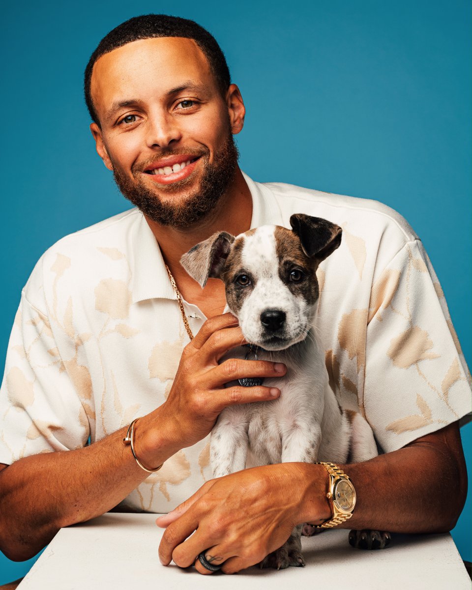 .@StephenCurry30's eyes were just as beautiful in person! 👀 To celebrate the release of his Underrated documentary on AppleTV+, we had #StephCurry stop by to answer all of your questions while playing with PUPPIES! Watch now 👉youtube.com/watch?v=_1Su2t…