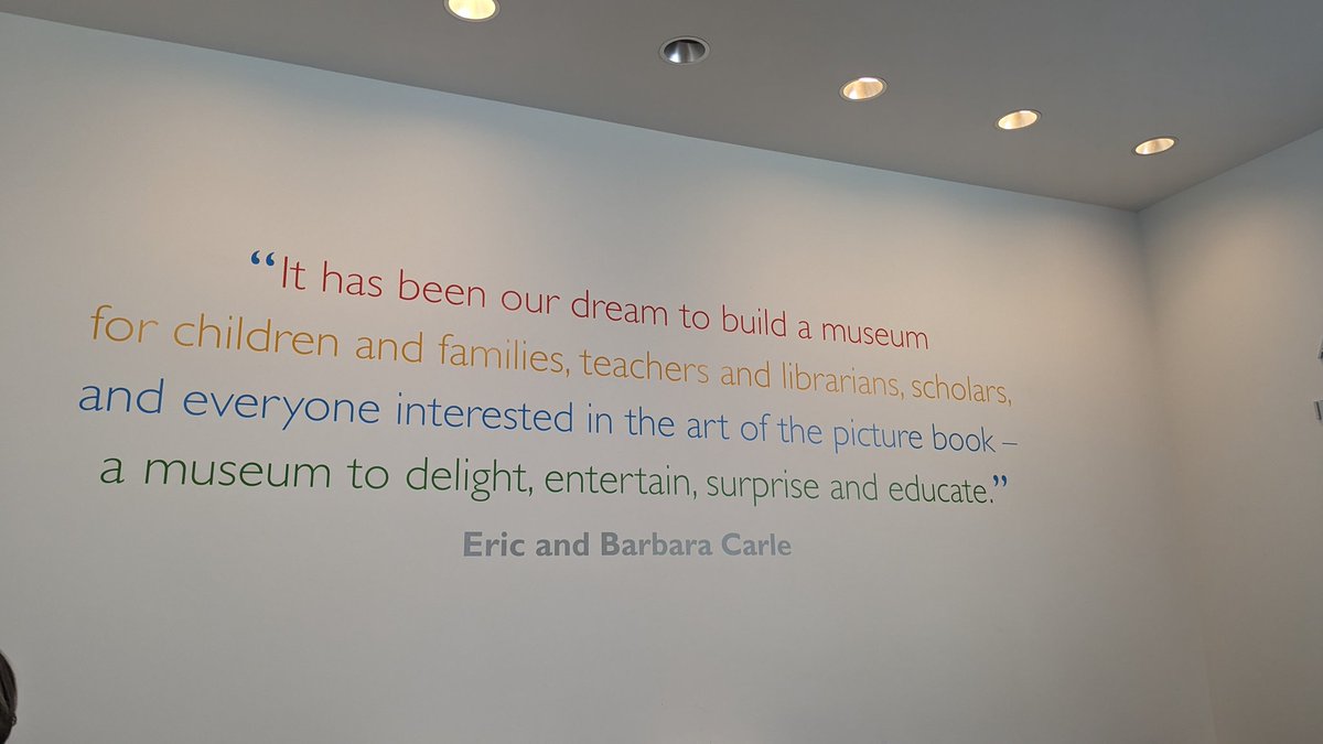 Checked this off my teacher bucket list! Loved my visit to The Eric Carle Museum of Picture Book Art today!!! <a href="/HaddonSchools/">Haddonfield Schools</a> <a href="/haddonES1/">Lizzy Haddon School</a> #hsdweinspire