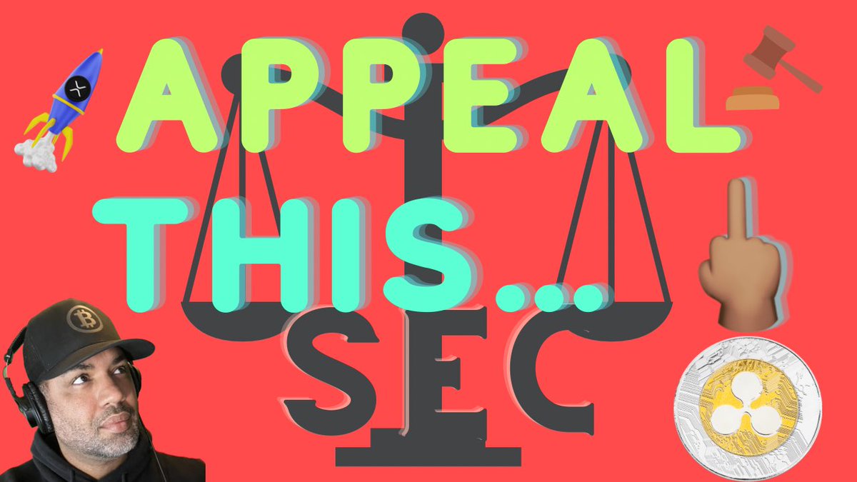james_six8jay's tweet photo. Are you SICK 🤢  of the SEC’s Corruption…? 🤔💭 I am… “APPEAL THIS!!! 🤡🖕🏽🤣 ~ LEAVE US ((XRPArmy))  ALONE!!! 🚨**LIVE** 🚨 #Crypto4Life w/ Six8Jay - Always KEEPING IT 💯!!! Ripple / XRP 🤩❤️‍🔥🏆✊🏽

Join us! #CryptoNews, Charts & Markets & More! https://t.co/qjREgPPWJd 📺  We’re going (( LIVE )) Saturday 7/22/23 @ 10am PST / 1pm EST #Crypto4Life Merch: https://t.co/IOReS0ghp6 C4L Telegram: https://t.co/cnlSIRSowa #Giveaway #Altcoins #XRPLedger #Bitcoin #Ripple #XRP #NFTs #BTC #AI #shorts #YouTube #youtubeshorts #altcoins #NFT #Etherum #DeFi #XRPCommunity #XRPHolders.#XRPArmy #Tether #USDC #USDT #Crypto #XLM #XDC #cryptocurrency #cryptomarket #artificalintelligence #youtubevideos #shorts