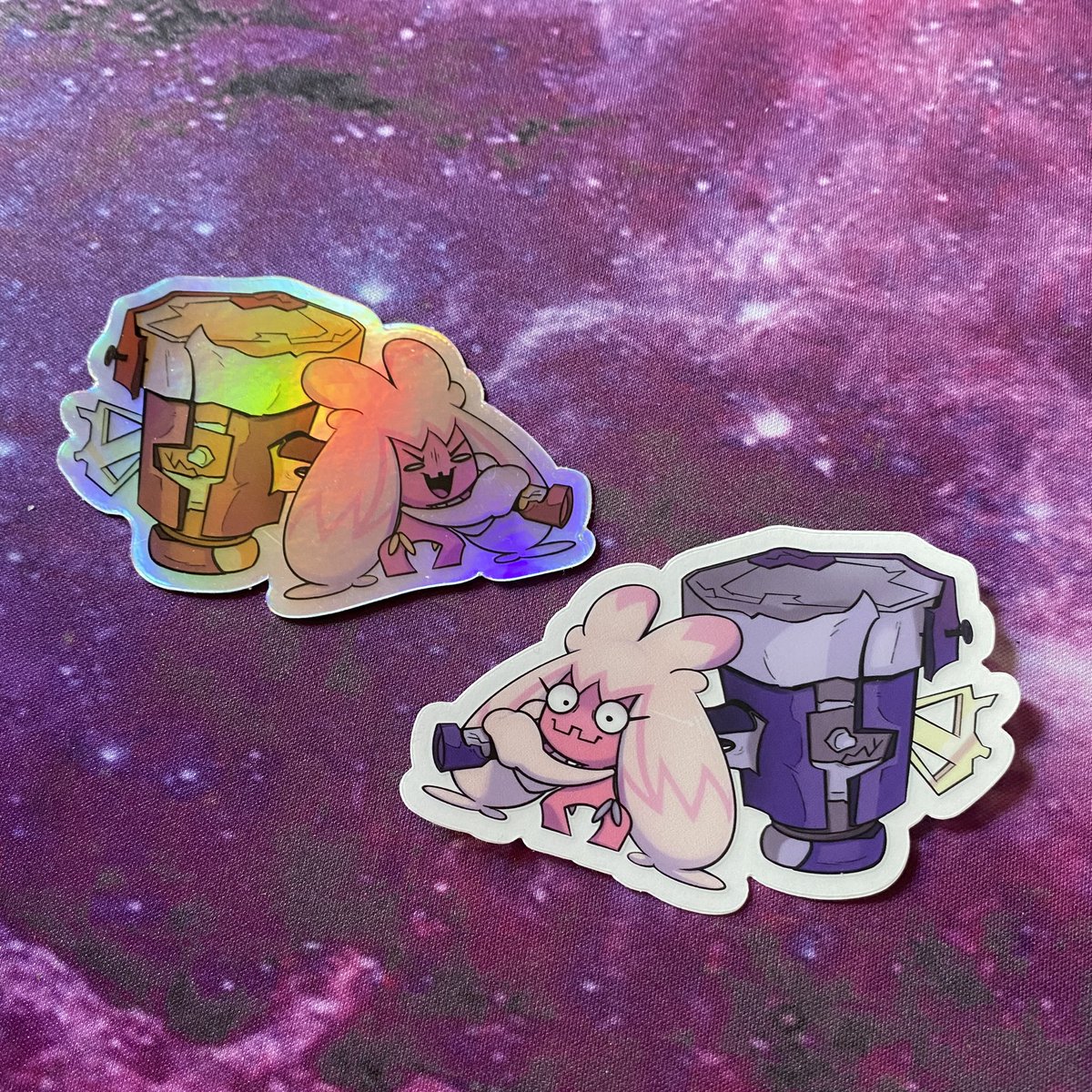 verlangenlotte's tweet photo. Been keeping busy w logistics lately- but I’m very excited to have all my Tinkaton stickers ordered and delivered! There’s shiny holographic ones as well as plain non-shiny ones teehee
#Tinkaton #pokemonscarvi https://t.co/7HTMX9BRQ7