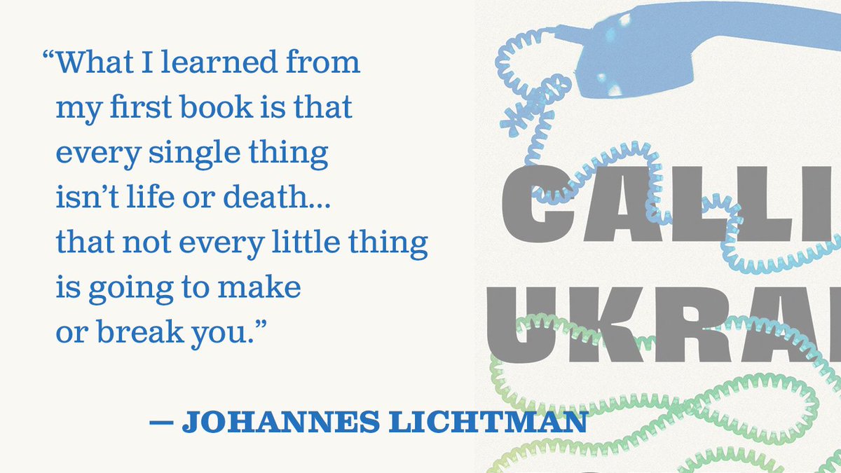 paraphrasepod's tweet photo. I spoke to @Johaaaaaannes about his new novel Calling Ukraine, mingling comedy and tragedy, ways to evoke a culture you're not a member of, and what it's like when the National Book Foundation demands you turn in your "5 Under 35" title for aging out. https://t.co/JTIsUN6BZO