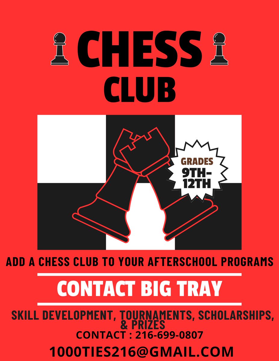 My son is now offering chess programming