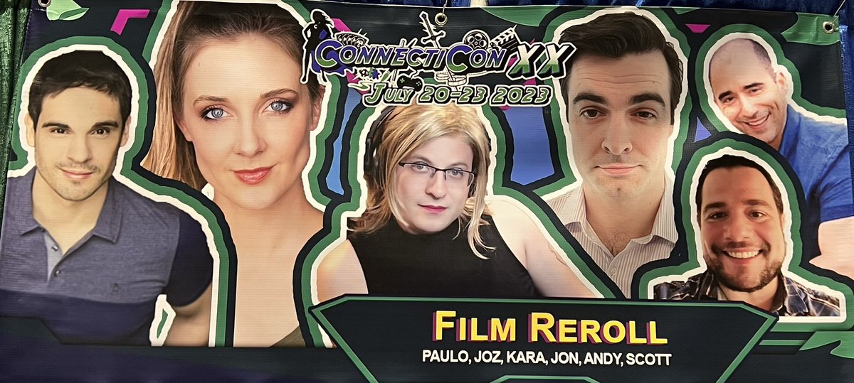 If you’re in the Hartford, CT area this weekend- come check us out!  Live Reroll is happening today at 3:30, tomorrow at 1:45, and Sunday at 11:30. #filmreroll <a href="/FilmReroll/">The Film Reroll</a>