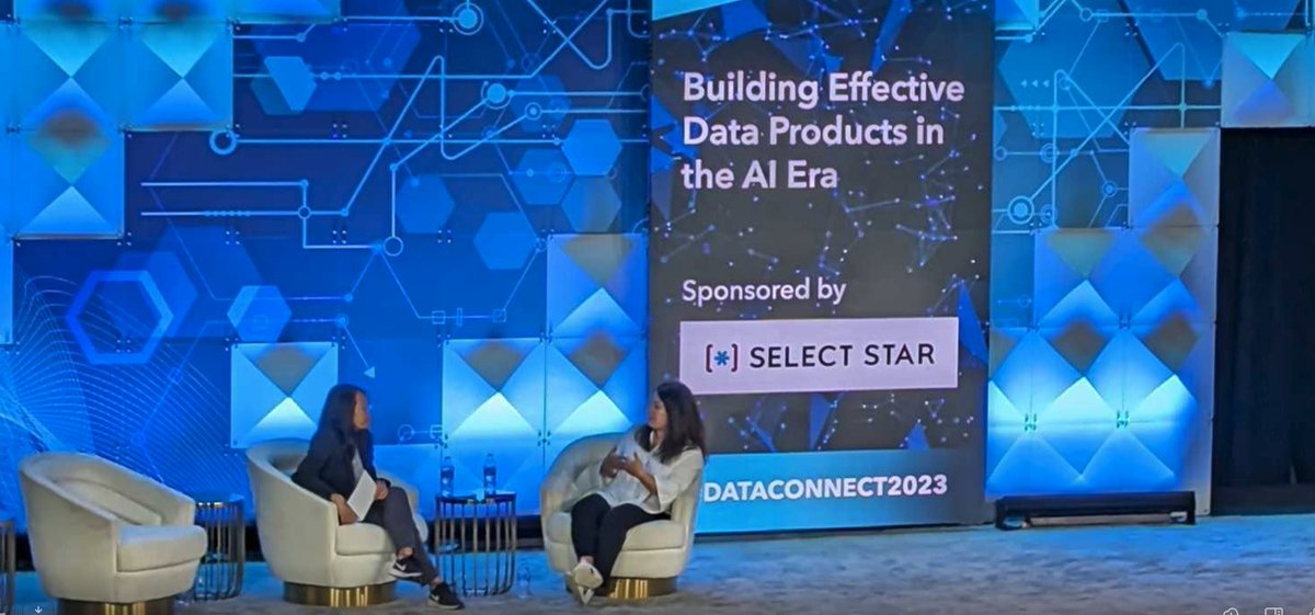 What a great session with Shinji Kim and Solmaz Shahalizadeh during DataConnect Conference! Stop by our booth to catch up with Shinji after the fireside chat. Wasn’t able to attend the conference? Stay tuned for the recording - this is one session you don’t want to miss! #ai