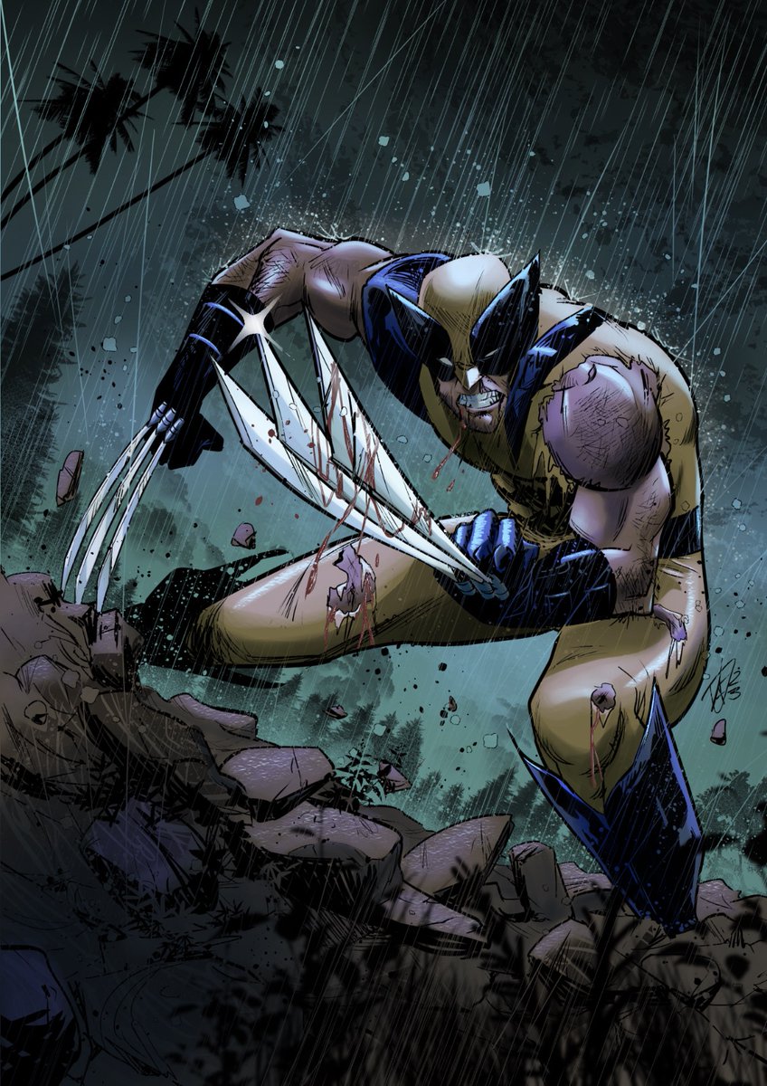 DougColours's tweet image. Coloured this Wolverine by @ikadraws. Her art is awesome.