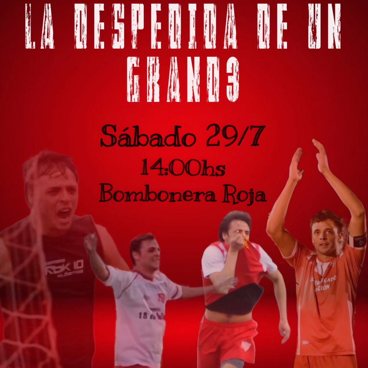 🔴SE DESPIDE NUESTRO GRAN CAPITÁN🔴

-Cierra su carrera deportiva, Diego Rodríguez y tendrá su merecido homenaje.

🗓 Sábado 29 de Julio 
📍 Bombonera Roja 

⏰14:00hs : Estación Campeón 2009 🆚 Amigos de Diego

⏰16:00hs : Campeones del Interior 2023 🆚 Estación 2023

NO FALTES!