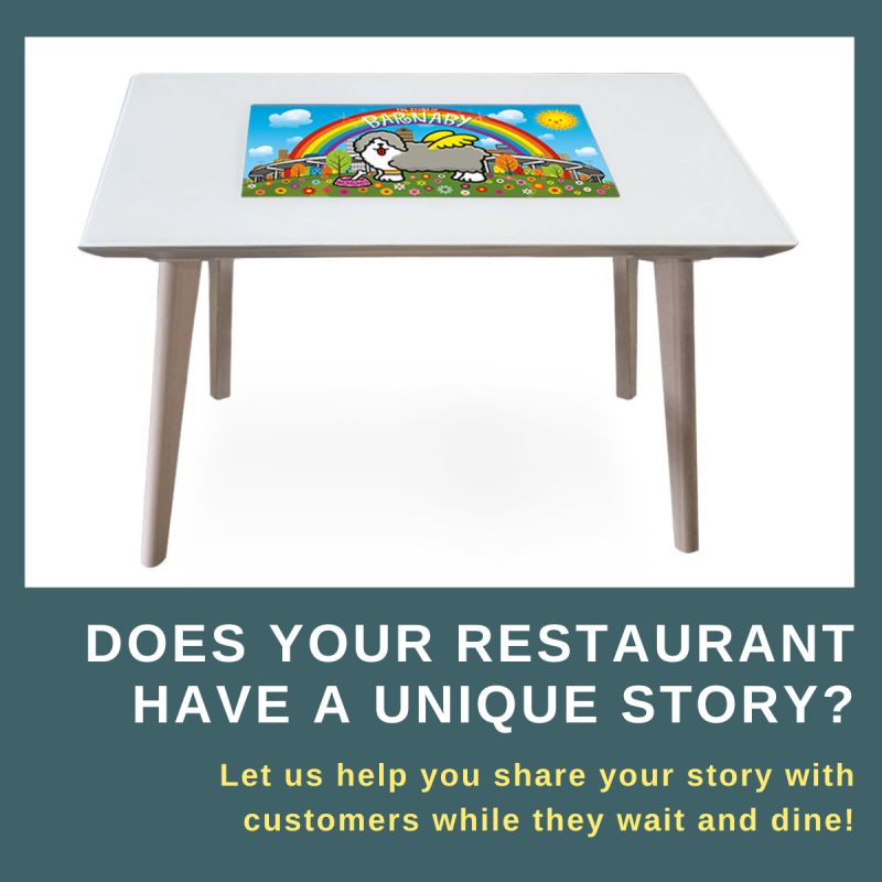 Excited to help our friends at Barnaby's bring their restaurant's unique and creative brand to life with a custom video added to the Ucreate table to help share their story with their customers. #createhappiness #restaurant #restaurantmarketing #whatwillucreate #brandstorytelling