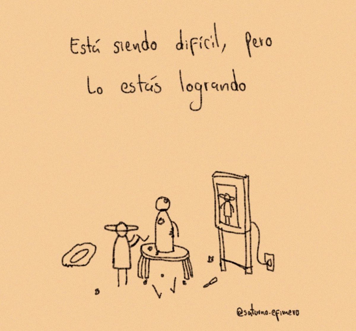 no rendirse, de eso se trata.