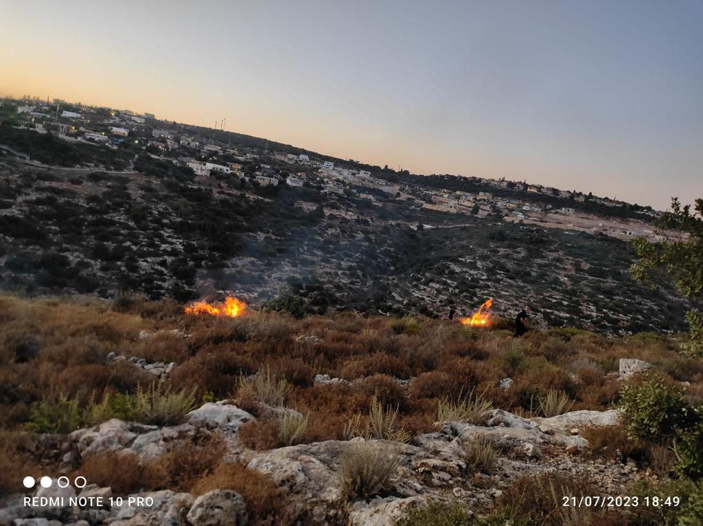ML35209678's tweet photo. #فلسطين 🇵🇸 | مواجهات بين الشبان والمستوطنين في بلدة قراوة بني حسان غرب سلفيت عقب احراق أراضي المواطنين بمنطقة الراس شمال البلدة
#FreePalestine #ResistanceIsARight #ResistanceIsAMust #EndTheOccupation https://t.co/X0RtfYQ4ln