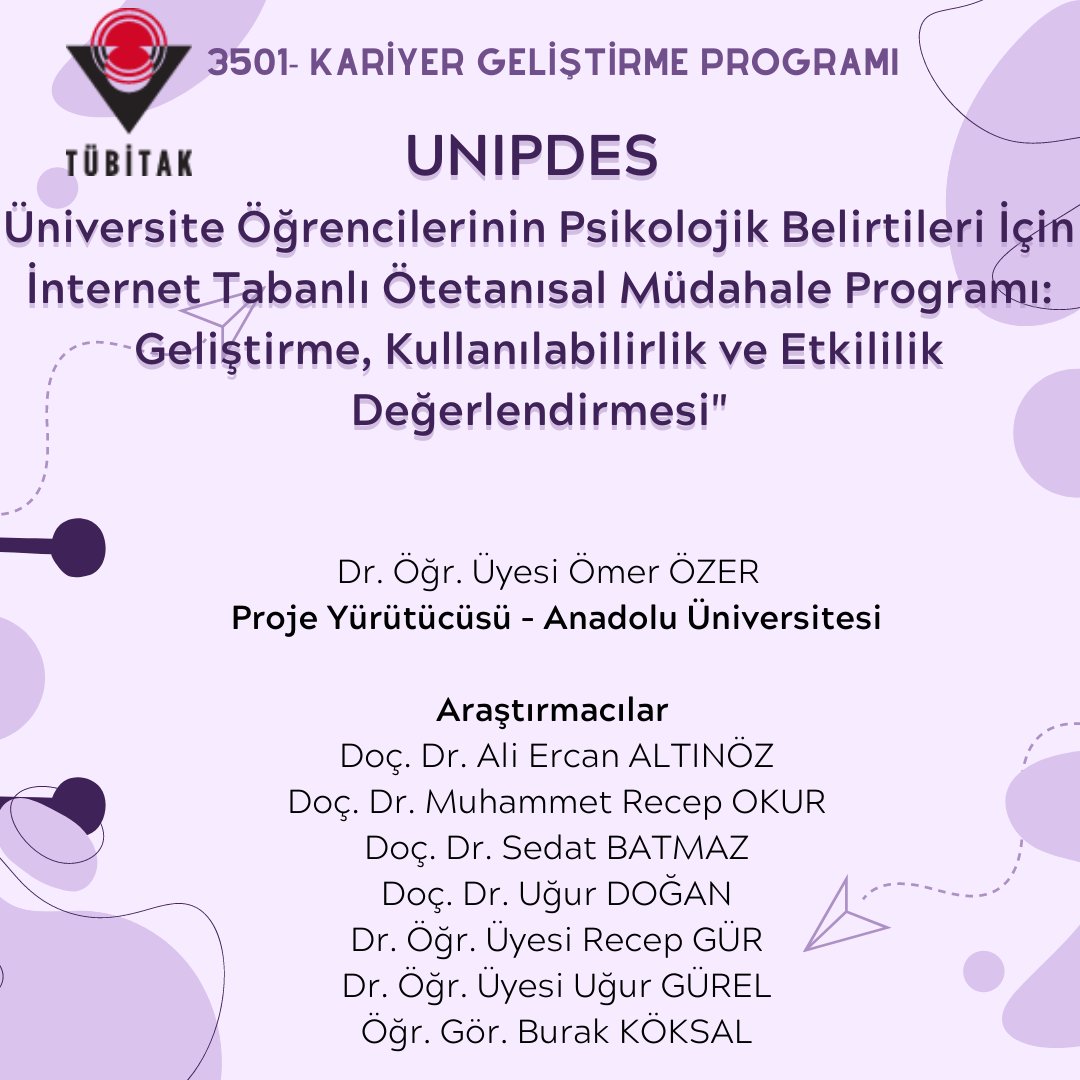 Beş üniversitenin katılımı, 4 farklı alandan uzmanların işbirliği ile hazırlanan, benim için çok önemli bir adım olan proje önerimizin desteklenmeye hak kazandığını paylaşmaktan mutluluk duyuyorum. Teşekkürler <a href="/Tubitak/">TÜBİTAK</a> <a href="/burakoksl/">Burak KöksaL</a> <a href="/ugurdogn/">Prof.Dr.Uğur DOĞAN</a> <a href="/sedatbatmaz/">Sedat BATMAZ</a> <a href="/ercanaltinoz/">Ercan</a> <a href="/mrokur/">M.Recep Okur</a>