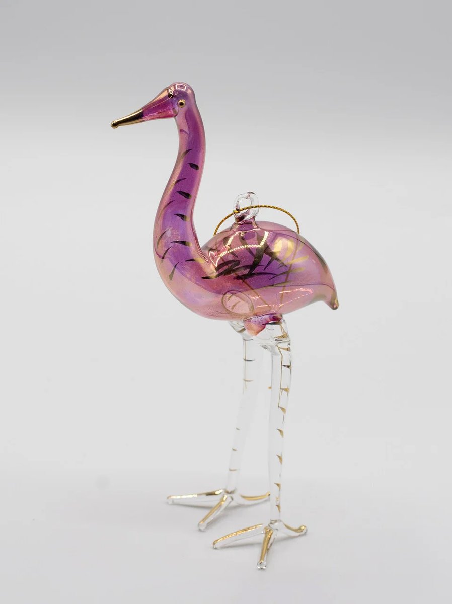 Our beautiful #EgyptianGlass crane #ornaments will add a little ✨ sparkle to your shelf or holiday decorations. Our one, or a pair, today > bit.ly/3Y649Fd View our entire July Gift Guide here > conta.cc/46UK2hn #ShopForACause