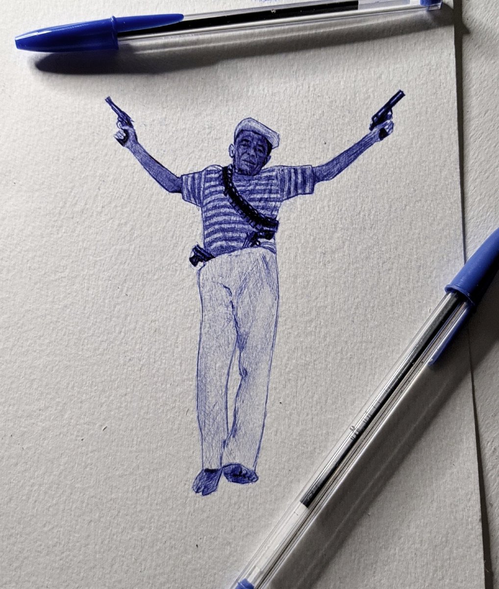 euqmarco's tweet image. Bezerra da Silva - Eu Não Sou Santo (1990)
esferográfica sobre canson 300 g