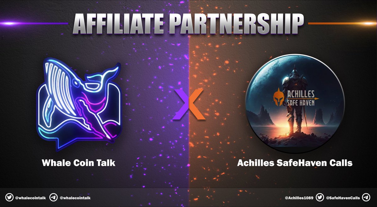 WhaleCoinTalk's tweet photo. We are excited to announce our Affiliate Partnership with @Achilles1089, aimed at mutually cooperating &amp; resource sharing.🐳

Achilles is a digital media channel that spreads awareness and educate masses about crypto and web3.🦾

For more info↘️
https://t.co/6DQTFwLGBo https://t.co/2JxC0ed06E