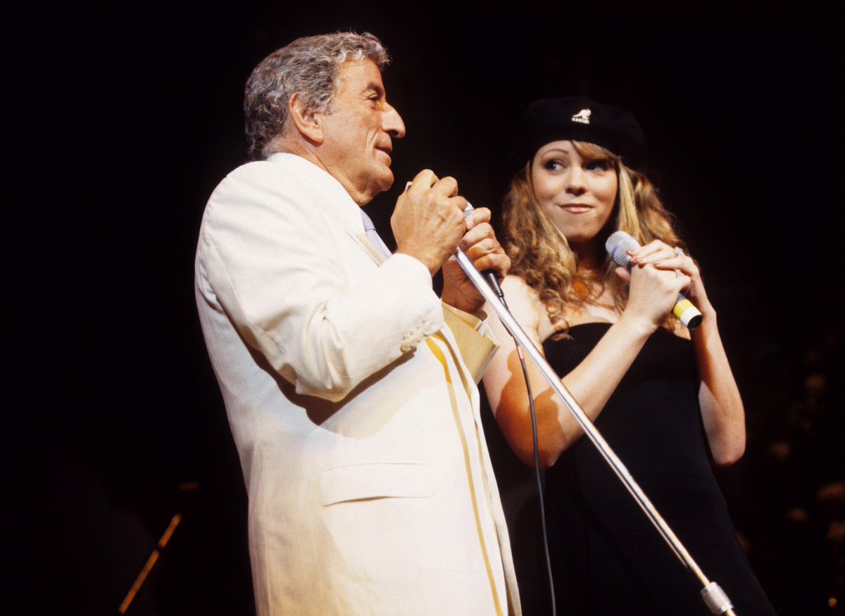 MariahCarey's tweet photo. Rest in Peace Tony Bennett. It was such an honor to work with one of the world's most beloved, respected and legendary singers of the past century. We will miss you ❤️ https://t.co/avn8K4CcgM