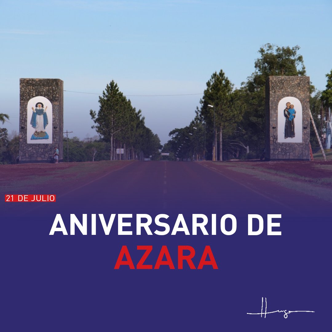 passalacquaok's tweet photo. Hoy la querida comunidad de Azara está de aniversario. ¡FELICES 123 AÑOS! https://t.co/WmlfRsbFko